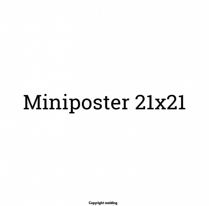 21x21 (Miniposter)