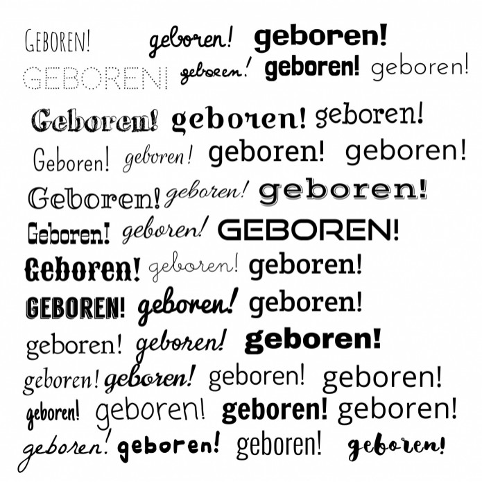 Fonts test voor