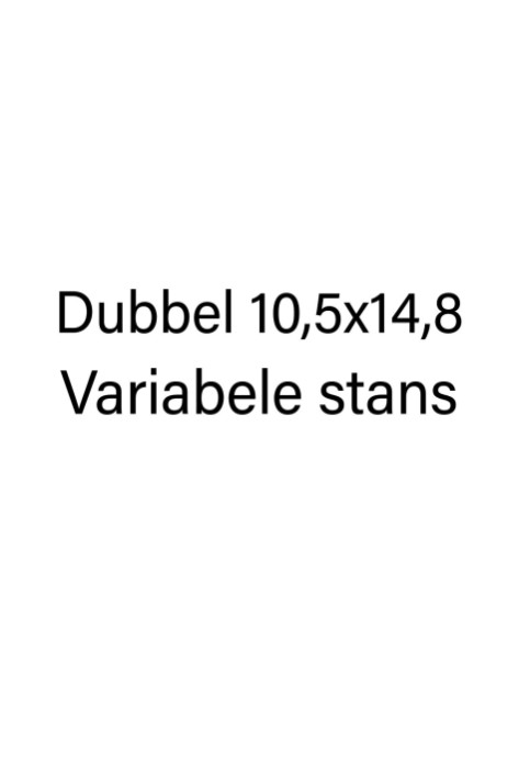 Dubbel 10,5x14,8 - STANS