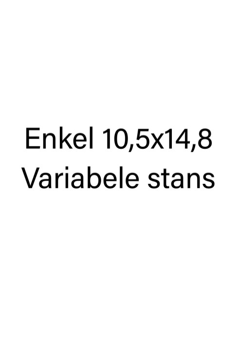 Enkel 10,5x14,8 - STANS