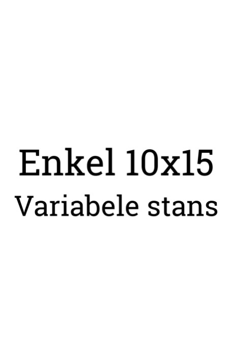 Enkel 10x15 - STANS