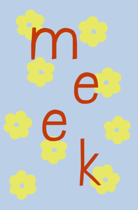 Geboortekaartje bloemen - meek