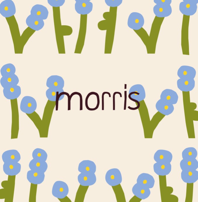 Geboortekaartje bloemen - morris