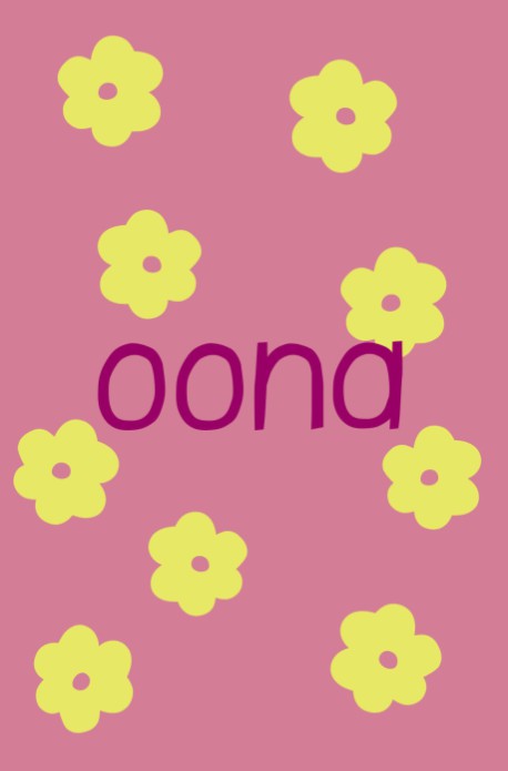 Geboortekaartje bloemen - oona