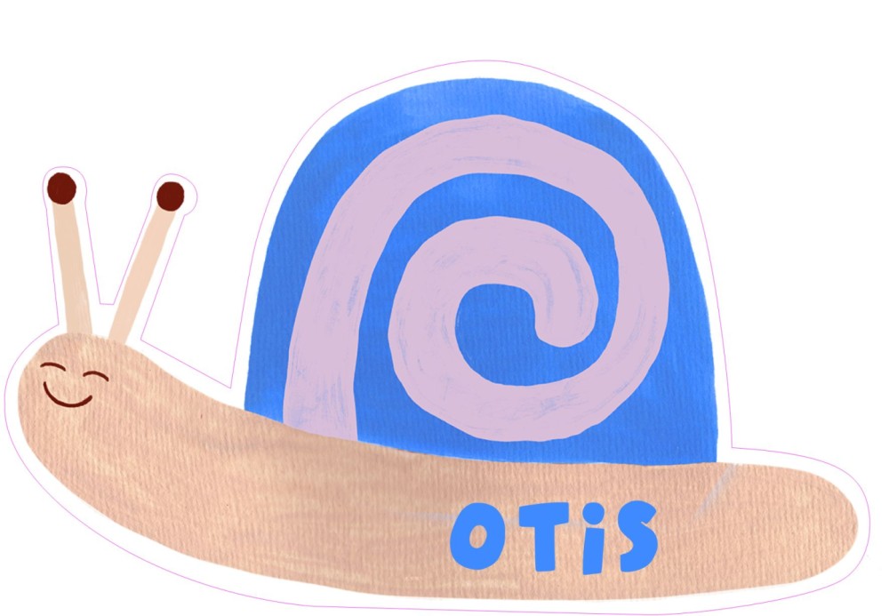 Otis | Geboortekaartje slakje