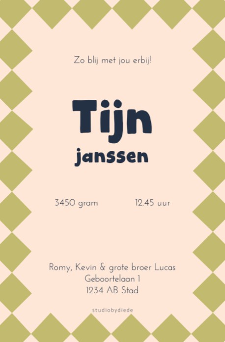 kaart achterzijde