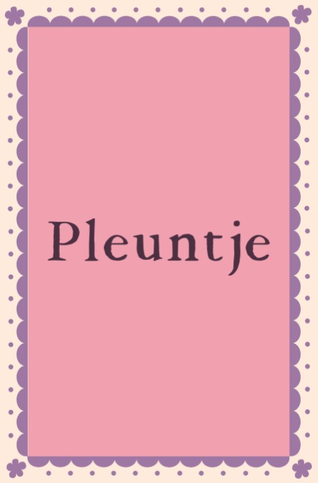 Geboortekaartje rand bollen - Pleuntje
