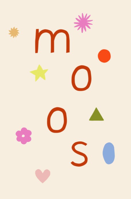 Geboortekaartje vormen - Moos