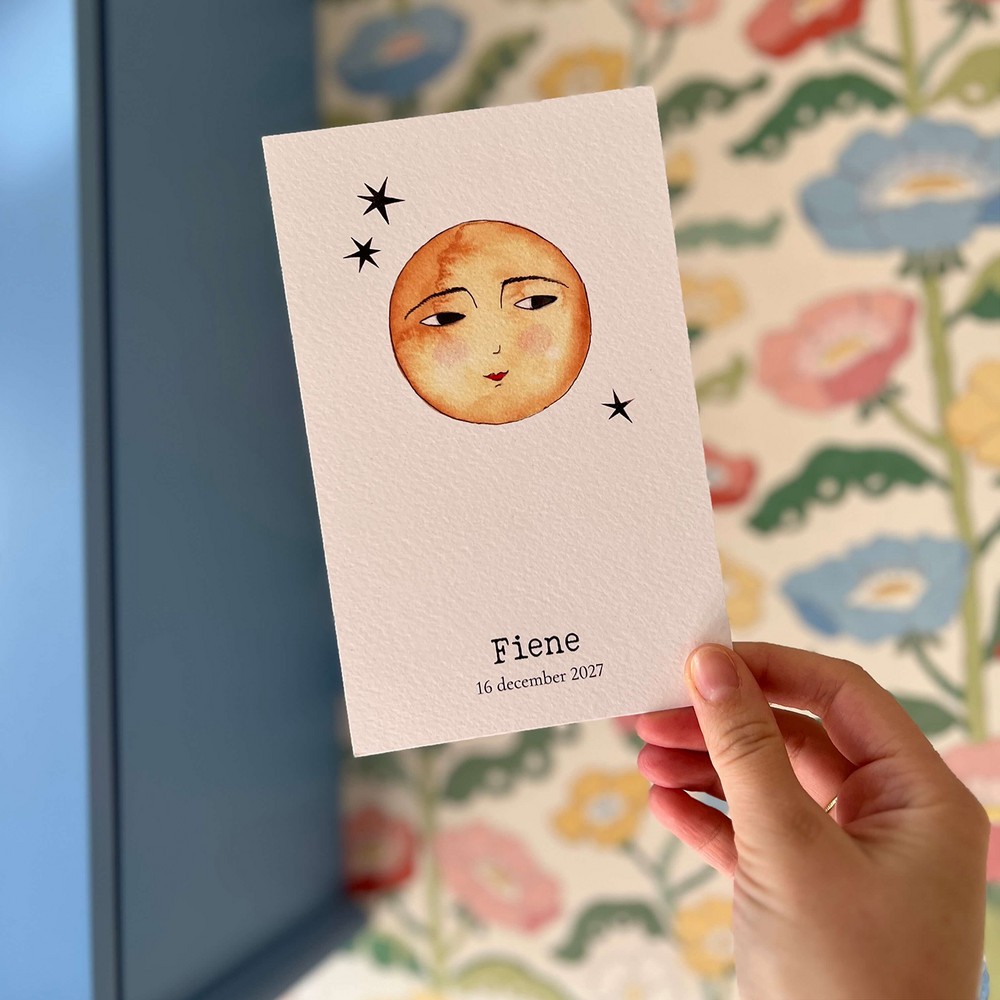 Geboortekaartje zon Fiene