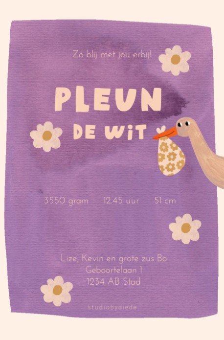 kaart achterzijde