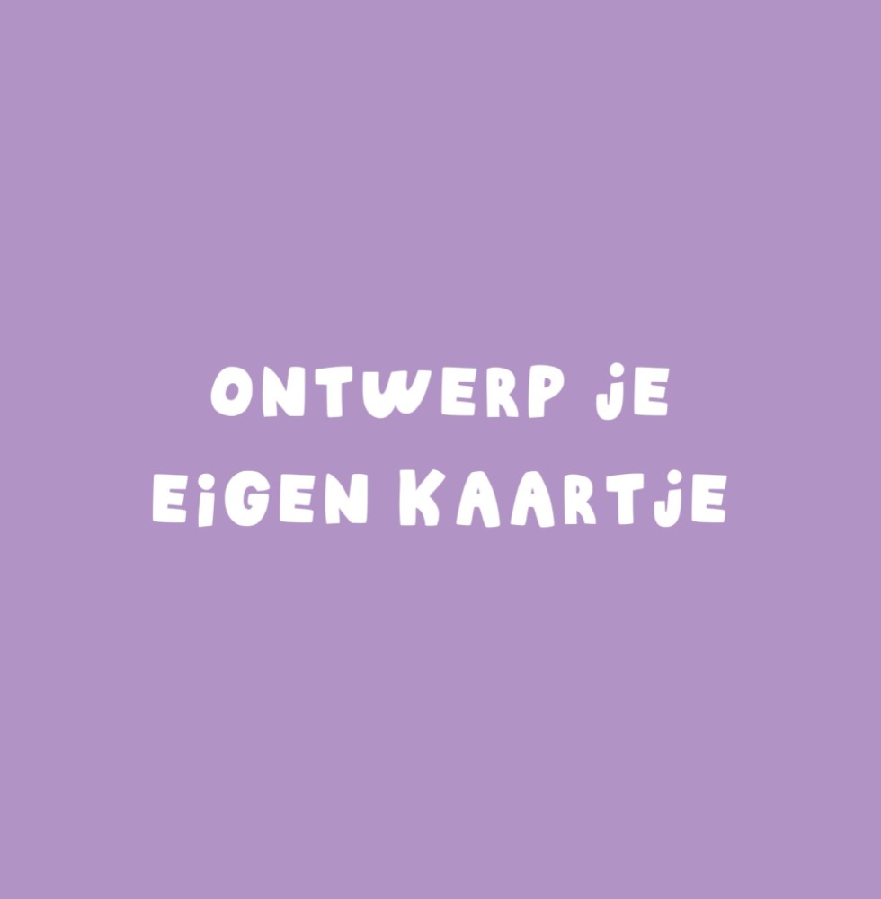 Kaartje zelf maken | 15x15 cm