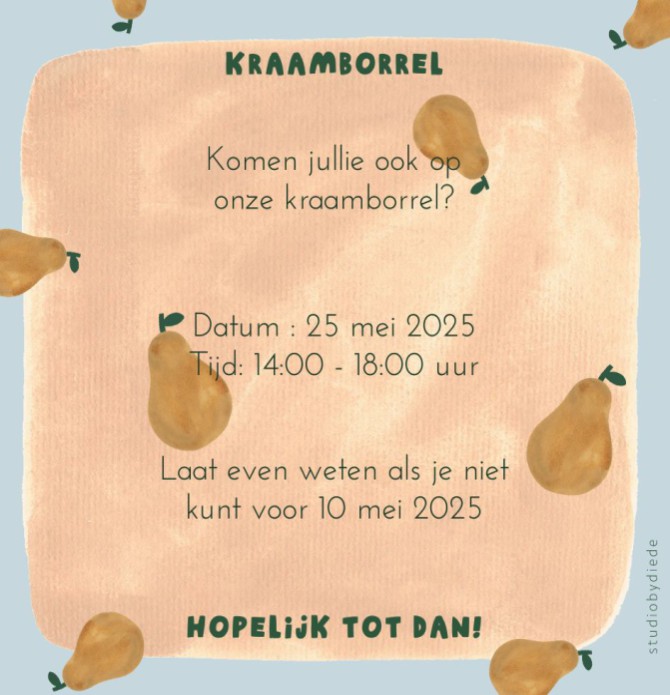 kaart achterzijde