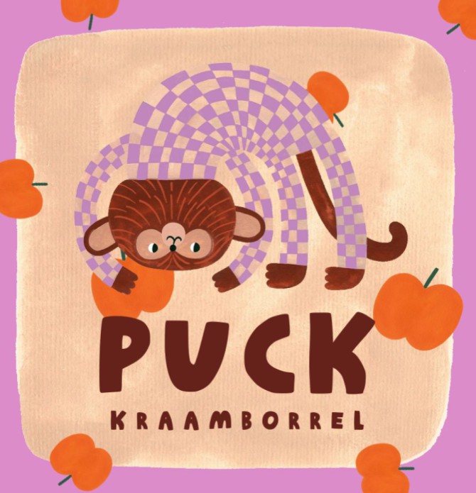 Kraamborrel kaartje aapje - Puck