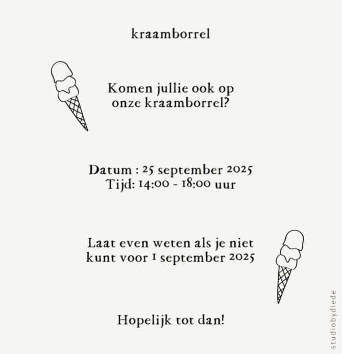 kaart achterzijde