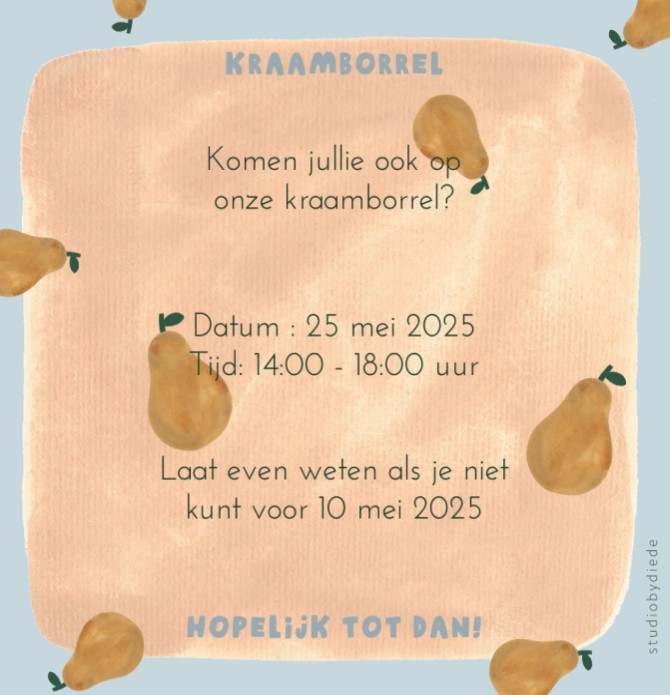 kaart achterzijde