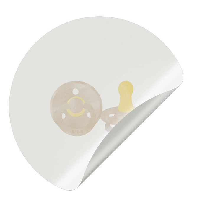 Sluitsticker watercolor speentjes