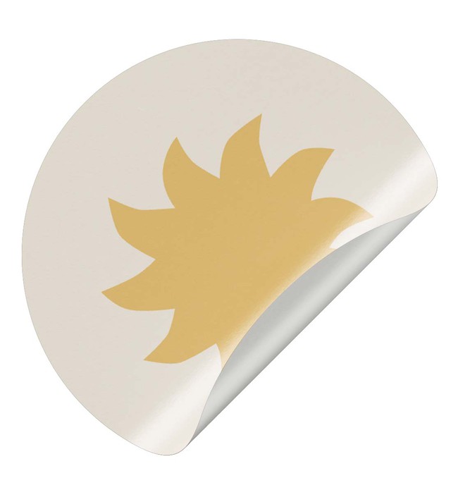 Sluitsticker - zon