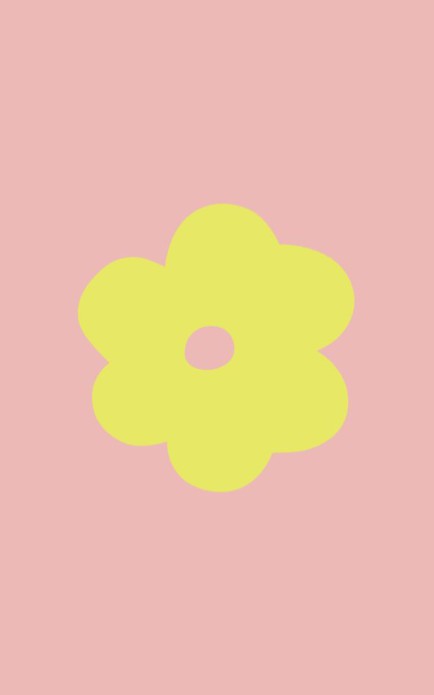 Persoonlijke postzegel bloem - geel