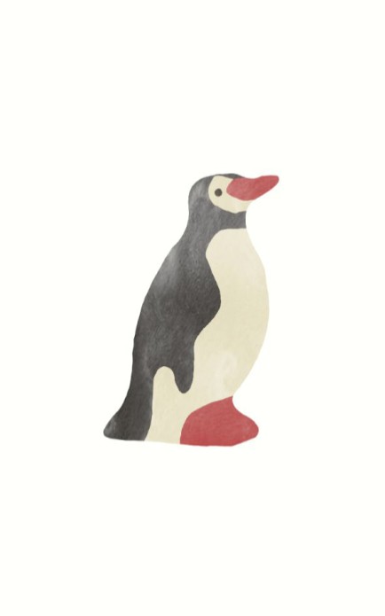 Persoonlijke postzegel holtziger pinguin