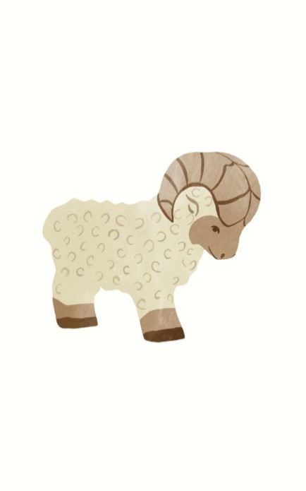 Persoonlijke postzegel holtziger ram