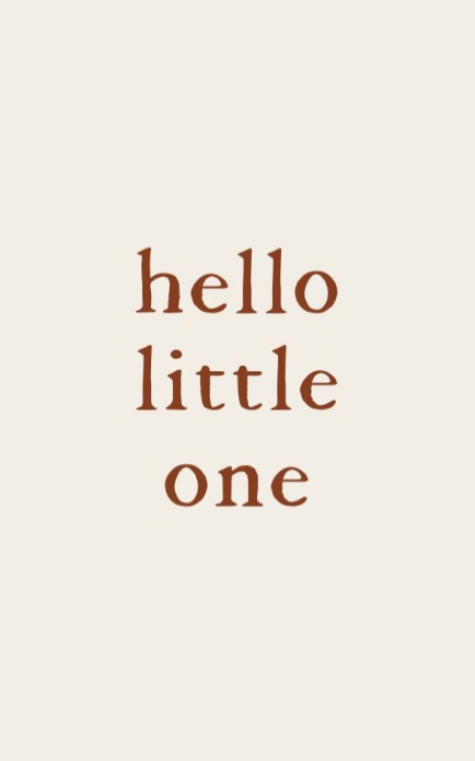 Persoonlijke postzegel - hello little one