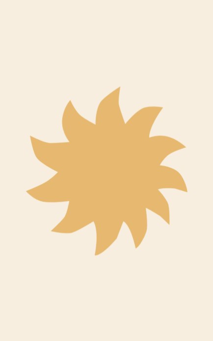 Persoonlijke postzegel zon