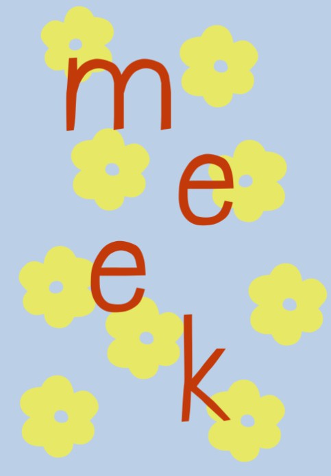 Poster bloemen meek - 21x30