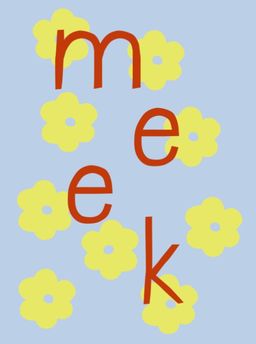 Poster bloemen meek- 30x40