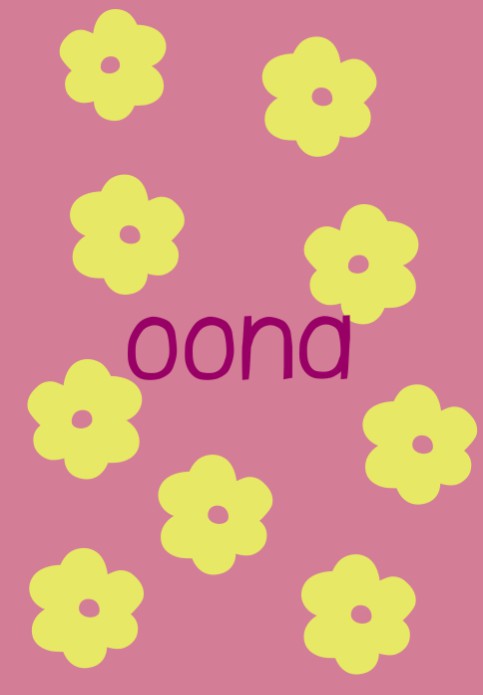 Poster bloemen oona - 21x30