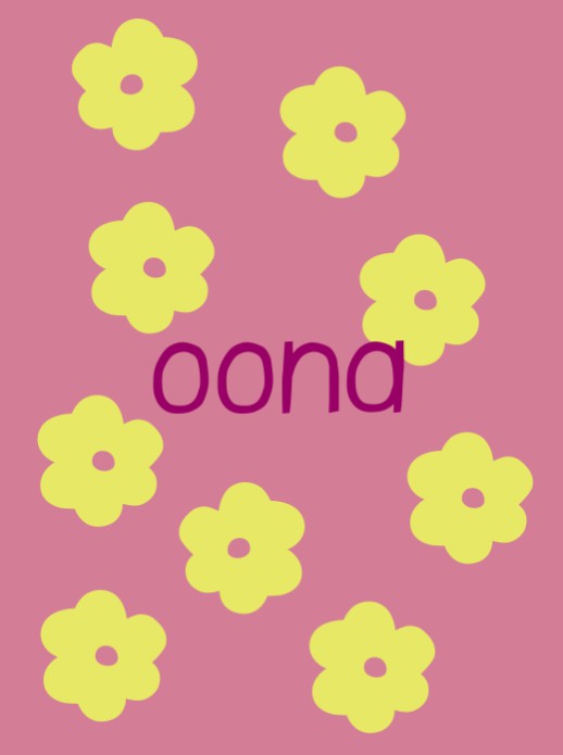 Poster bloemen oona - 30x40