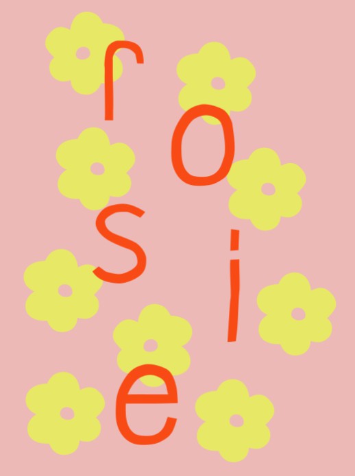 Poster bloemen rosie- 30x40