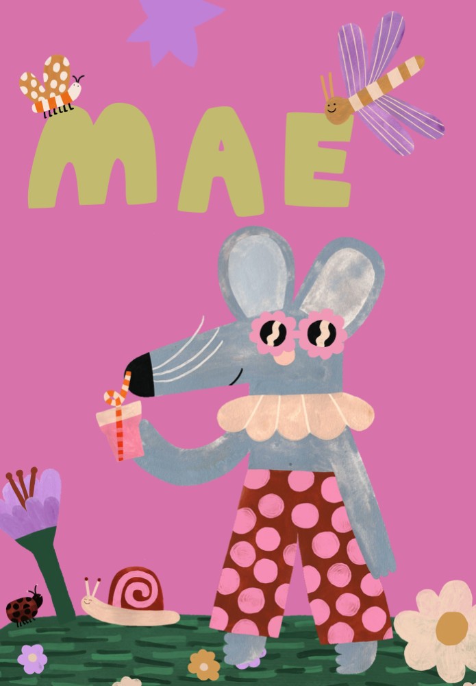 Poster muis - Mae 21x30