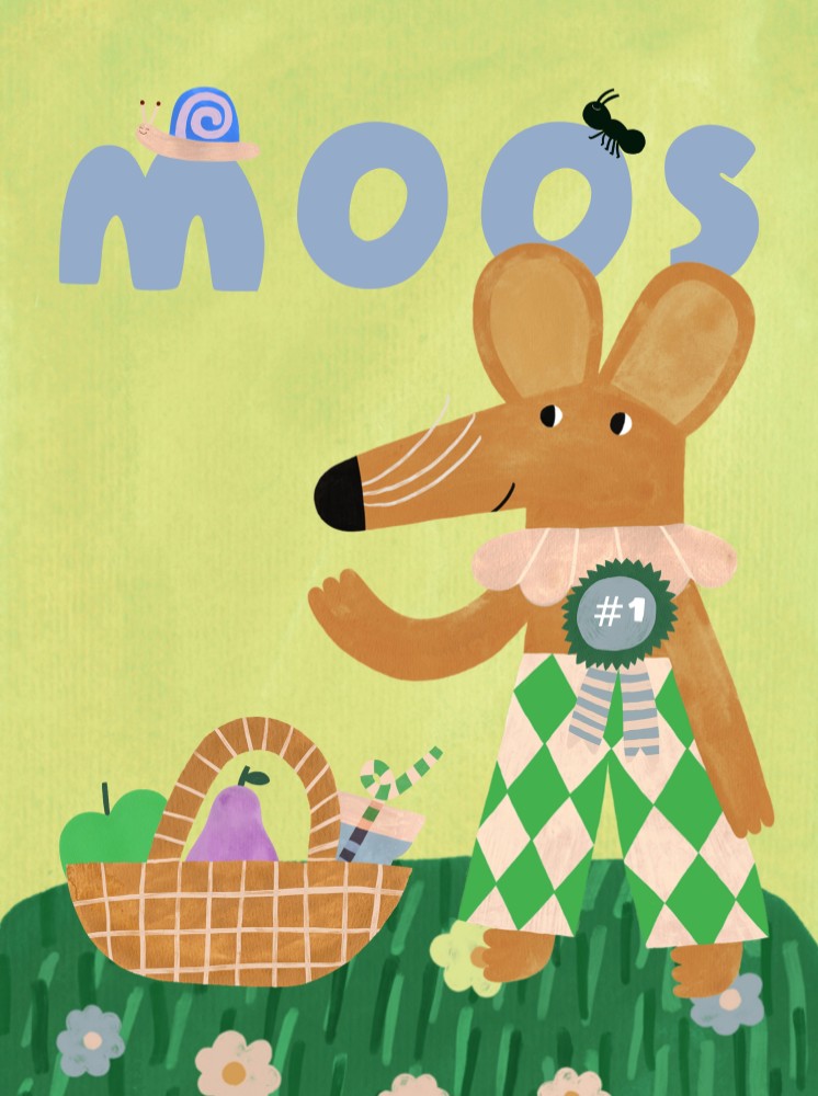 Poster muis picknick Moos| 30 x 40 cm