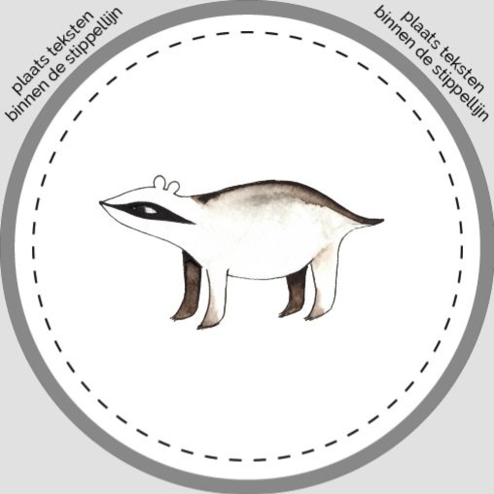 Sluitsticker - das Atelier Fabel