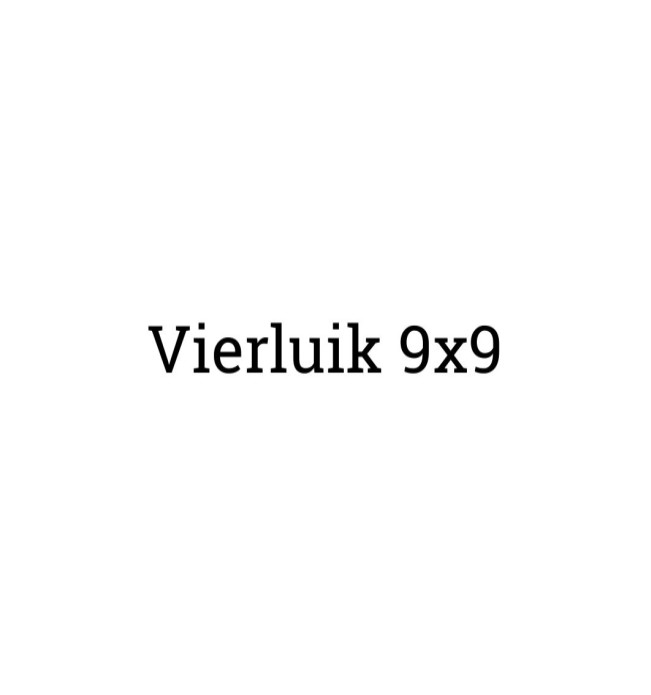 Vierluik 9x9